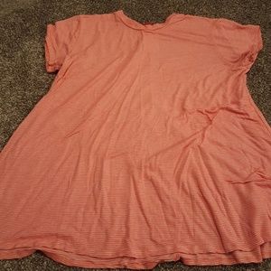 Red and white striped top/dress